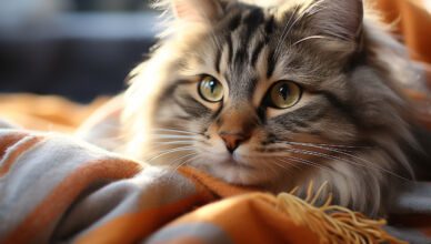 Pourquoi mon chat pétrit-il avec ses pattes avant de dormir ?